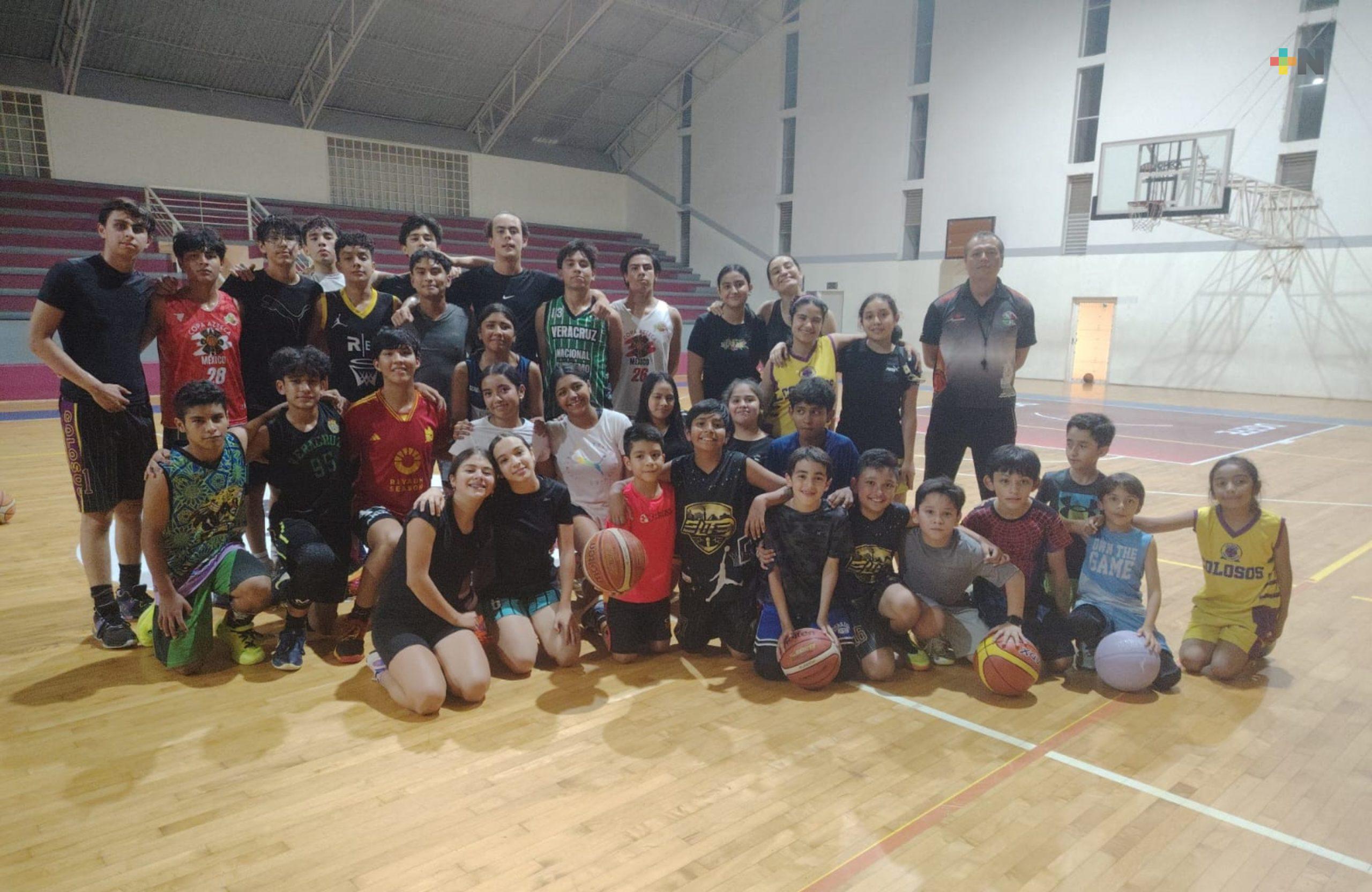 Veracruz con elementos en selecciones nacionales de baloncesto