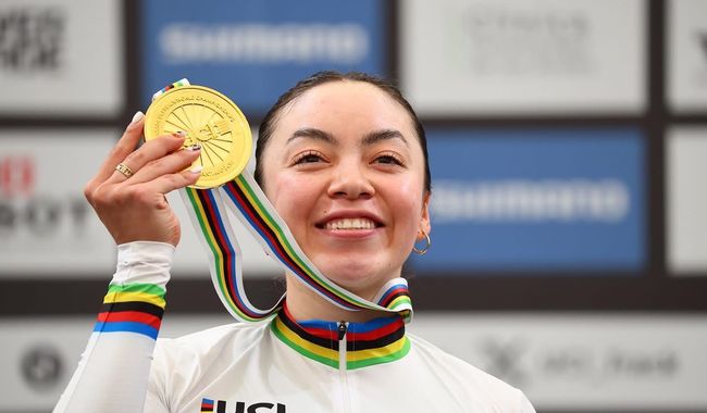 Yareli Acevedo regresa a México al podio de un Campeonato Mundial de ciclismo de pista