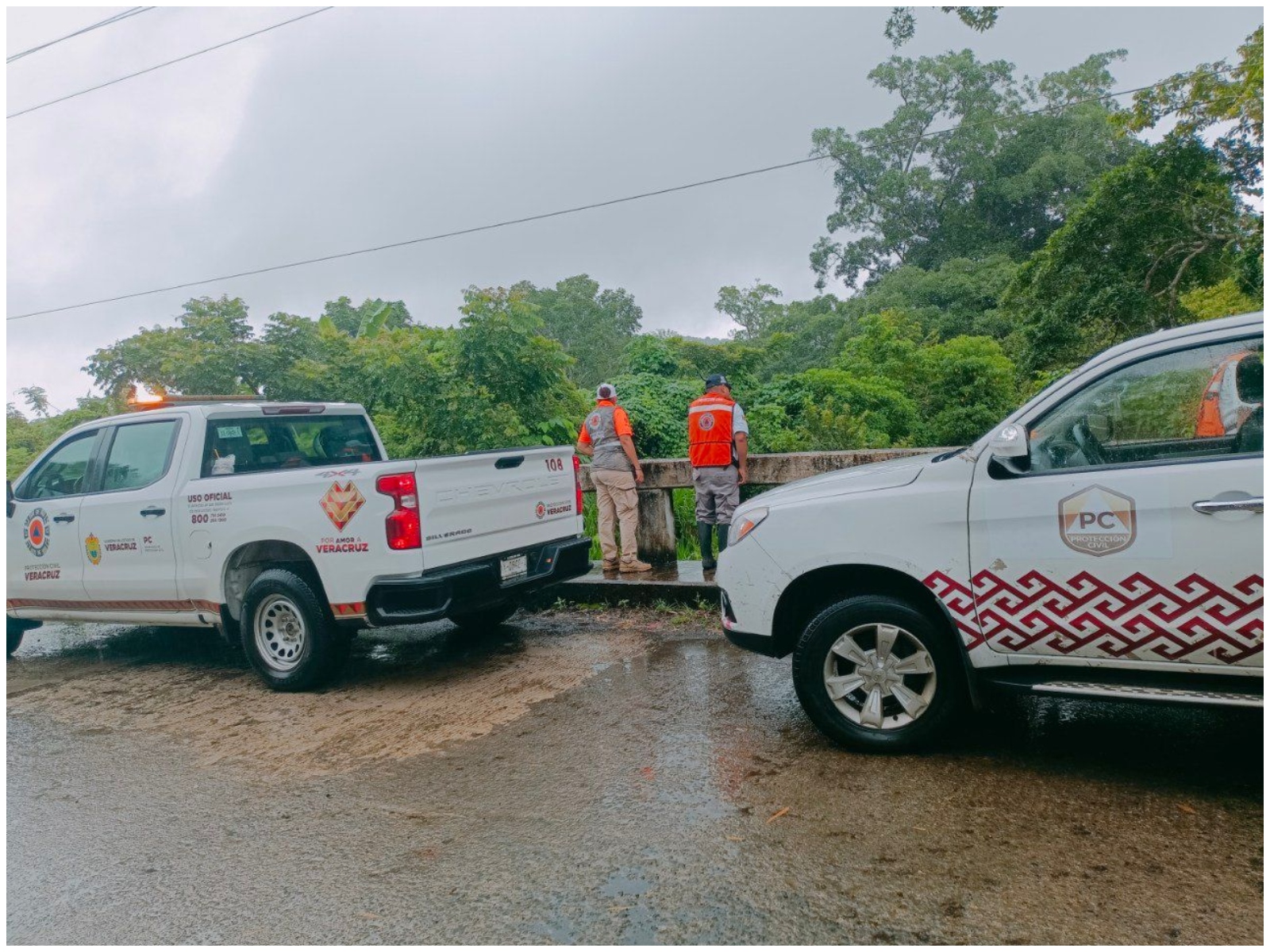 Se atienden afectaciones ocasionadas por lluvias en zona norte de Veracruz: SPC