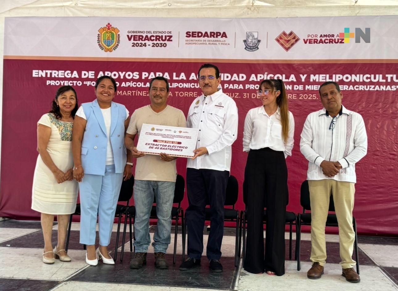 En Veracruz se impulsa una apicultura responsable y sustentable a beneficio del equilibrio ecológico