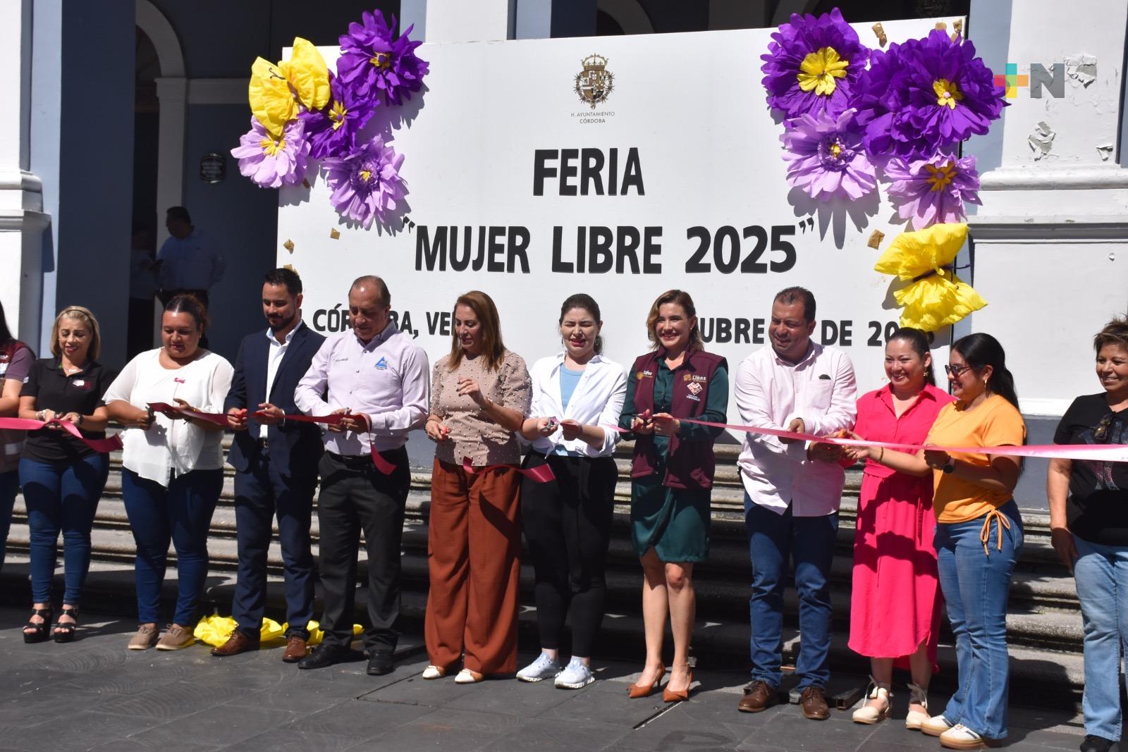 Realizan Feria Mujer Libre 2025 en Córdoba