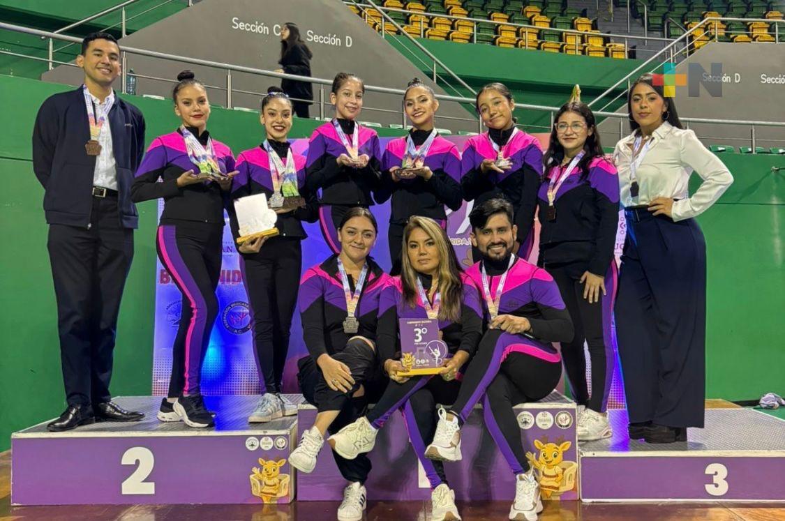 Club de Oro pone en alto a Veracruz en el Nacional de Gimnasia Rítmica