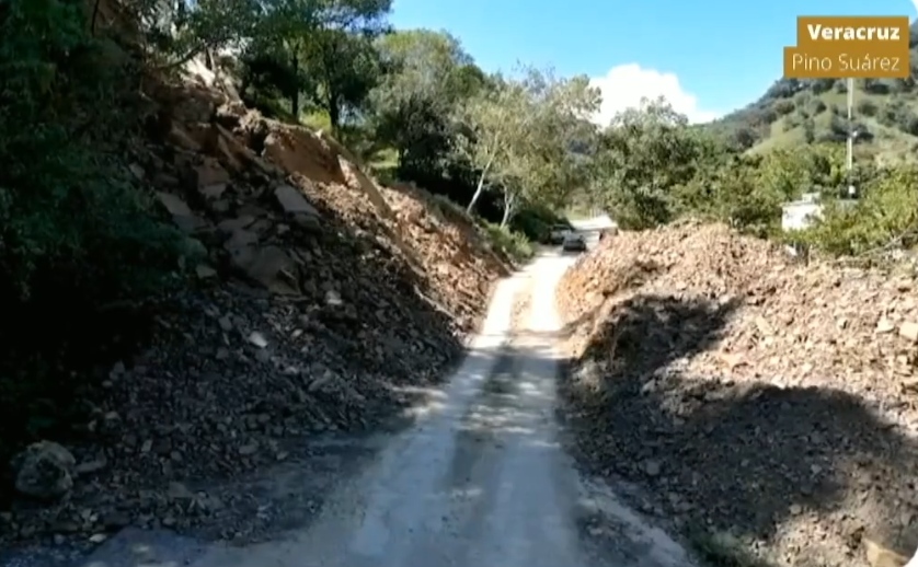 SICT restablece paso en comunidades de municipios del norte de Veracruz