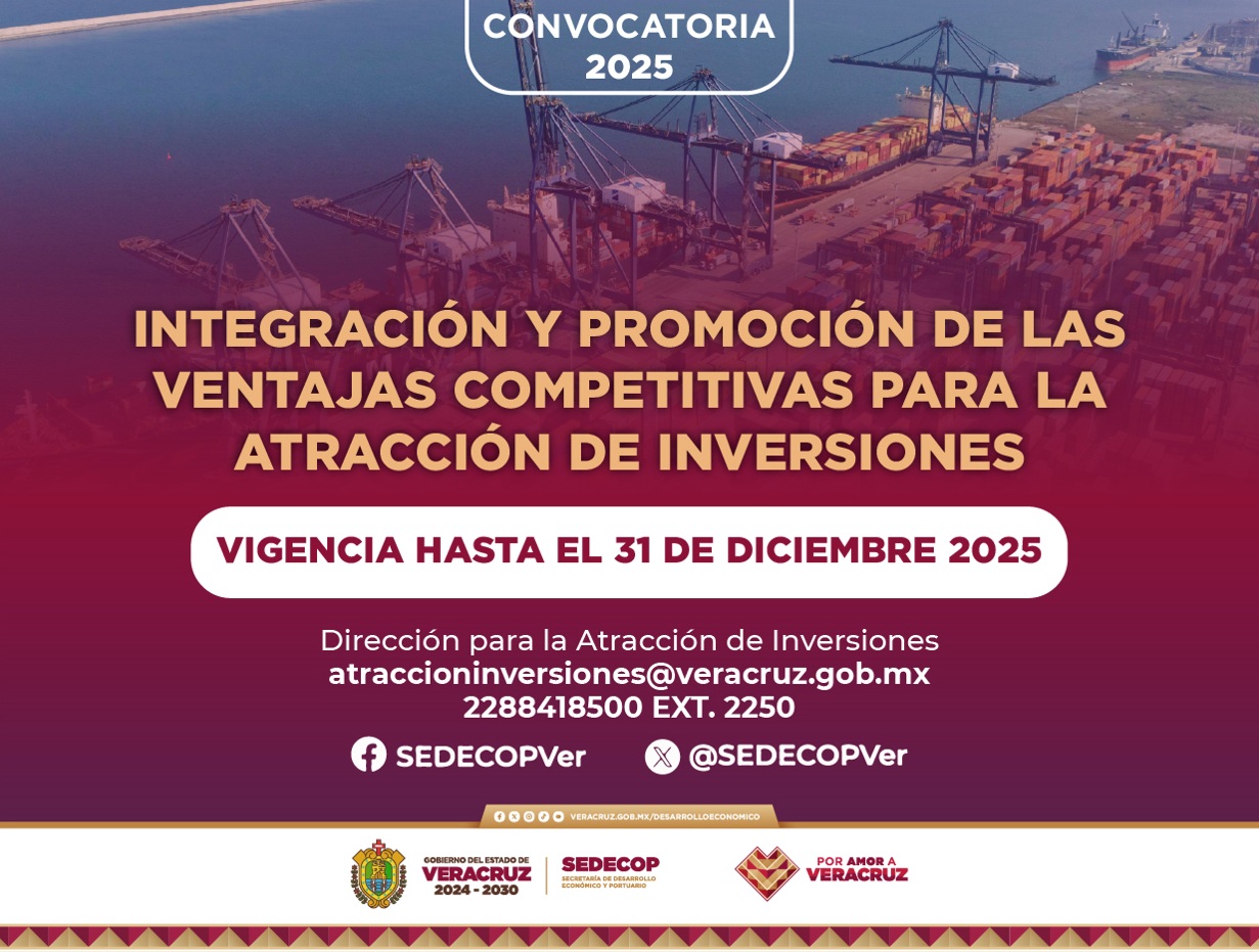 Sedecop emite convocatoria para la promoción de ventajas competitivas para atraer inversiones
