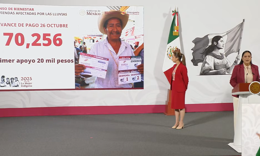 Avanza censo y entrega de apoyos a familias afectadas por lluvias en Veracruz:  Bienestar