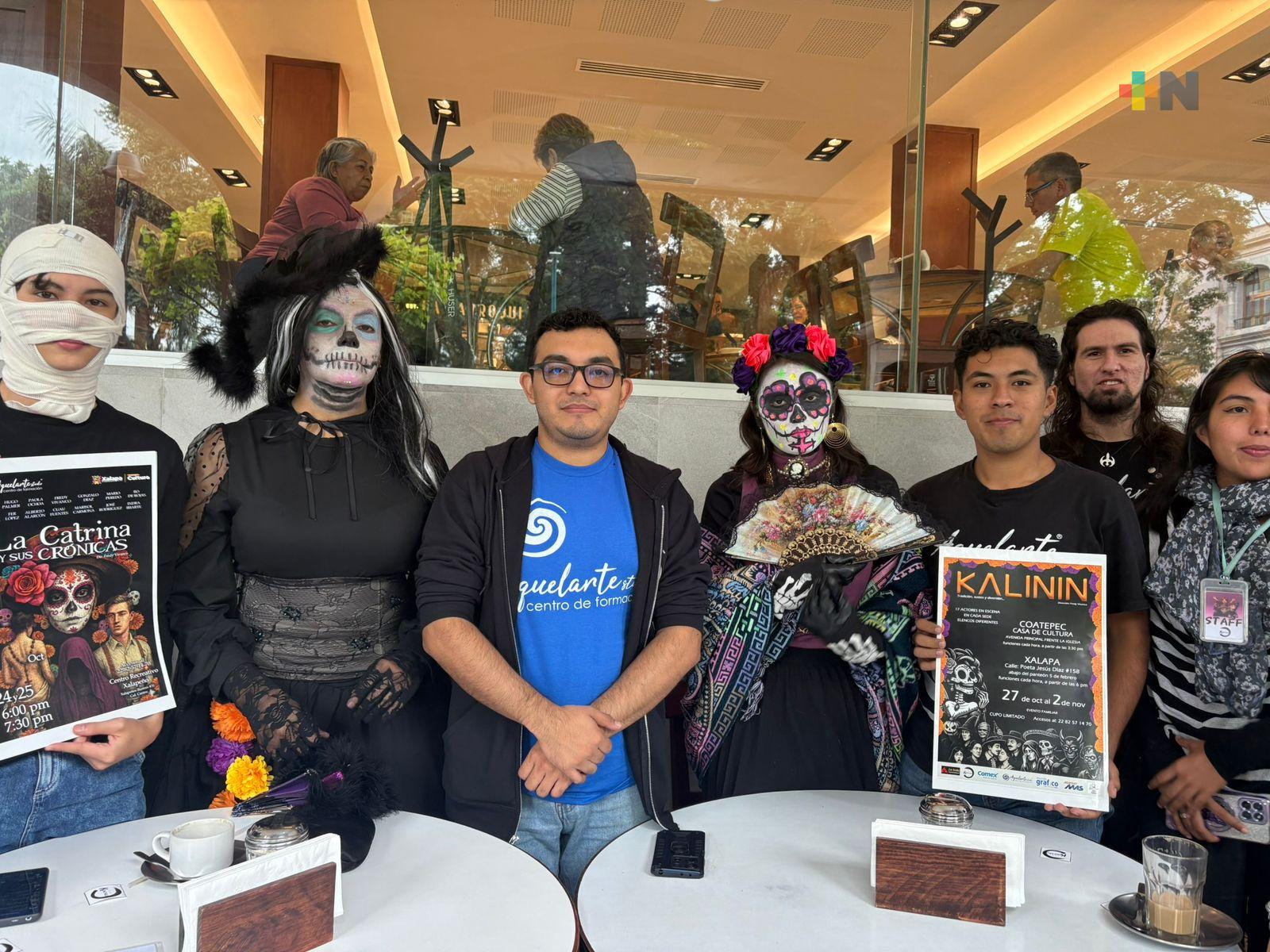 Artistas xalapeños buscan rescatar tradiciones del Día de Muertos