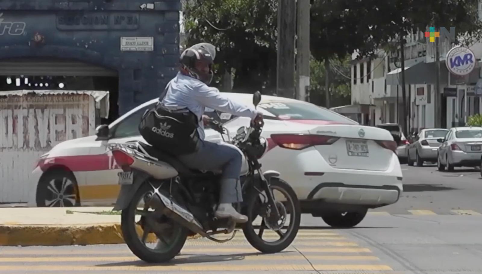 Hasta siete accidentes de motociclistas en un día: Cruz Roja delegación Veracruz