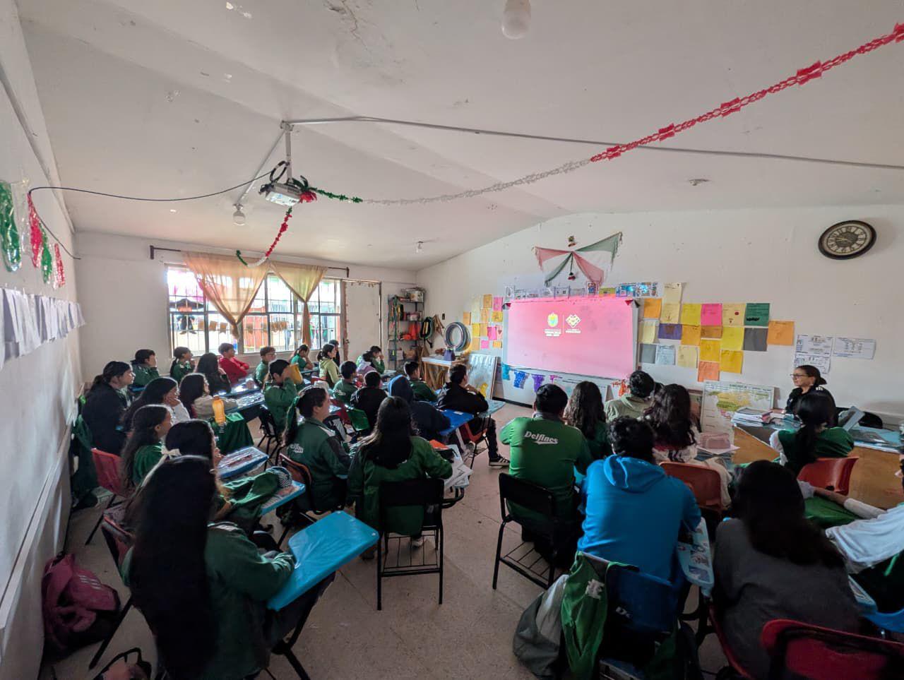 Previene SEV consumo de sustancias psicoactivas en plantel de Altotonga