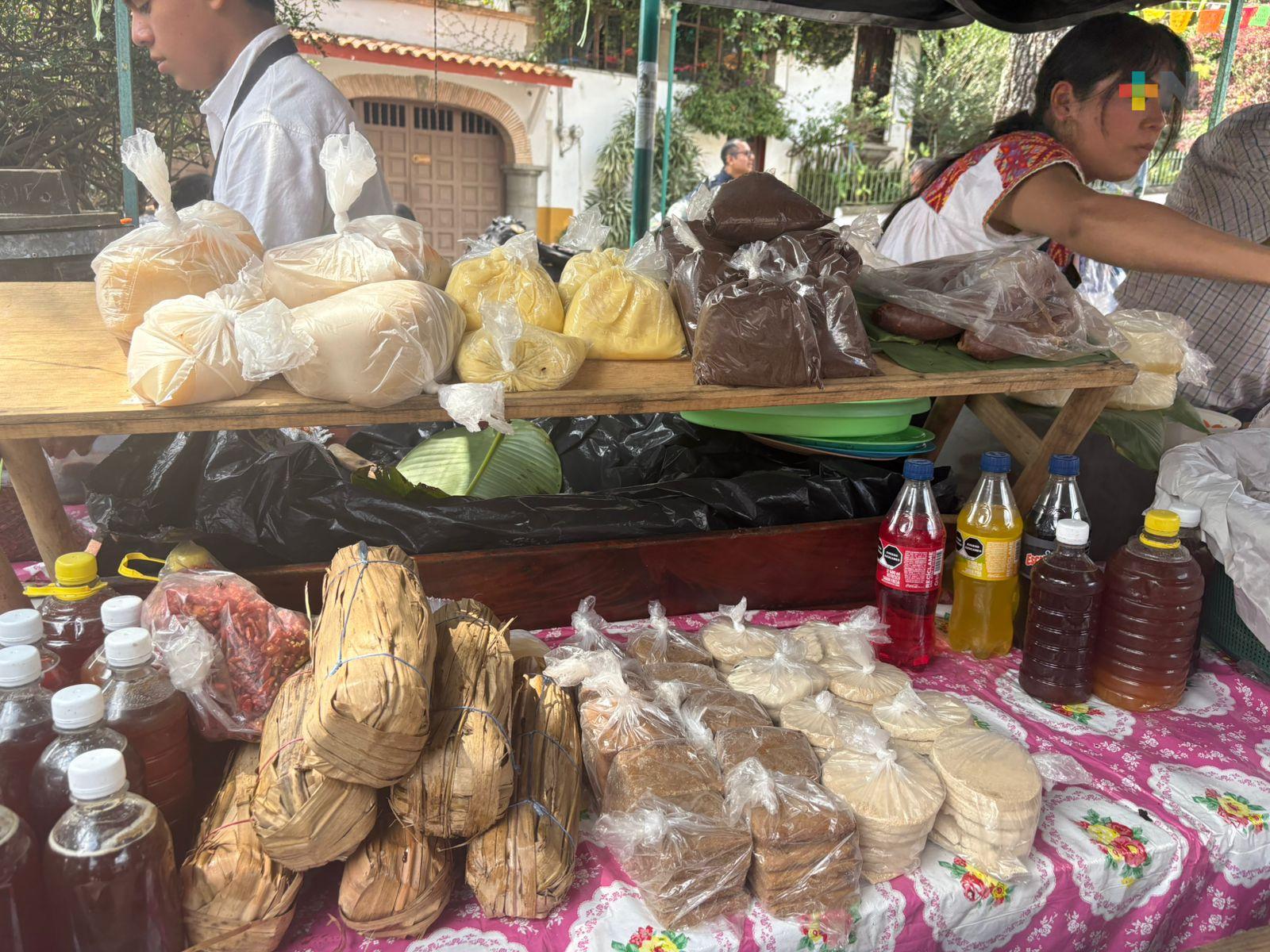 Pabellón artesanal ofrece productos de la Huasteca en Xallitic