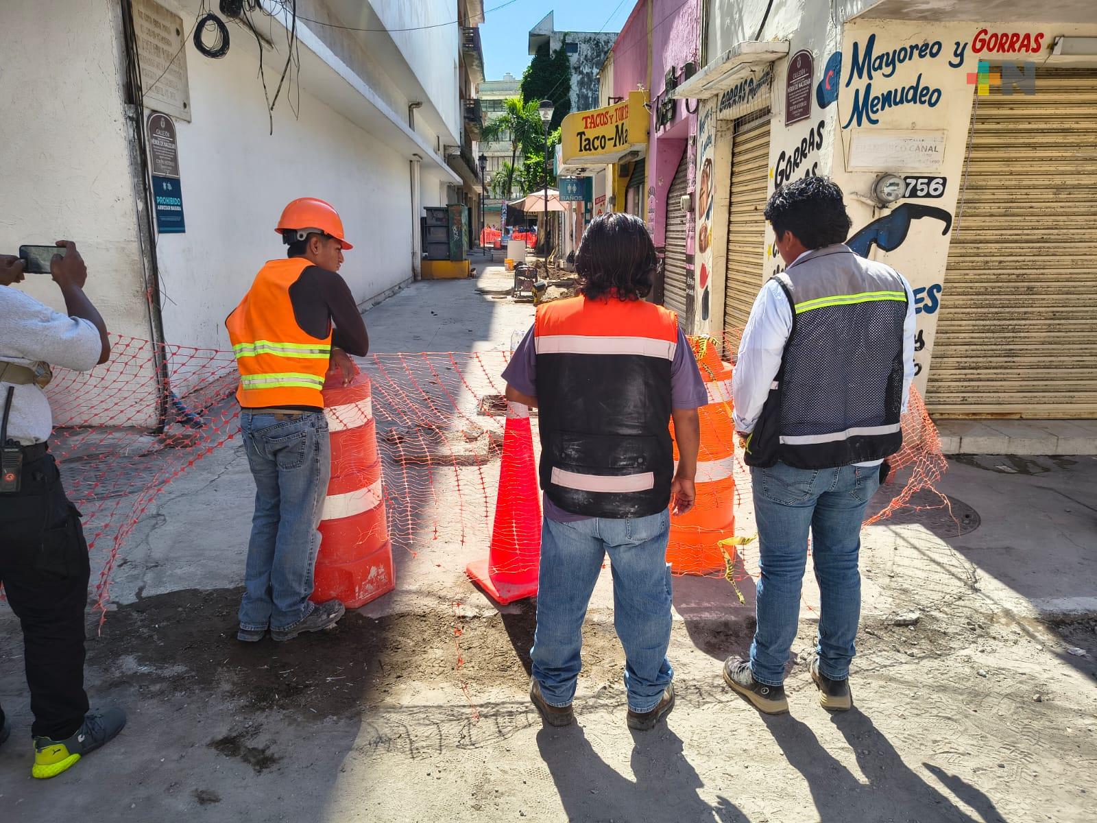Se quedaron sin luz en centro de histórico de Veracruz