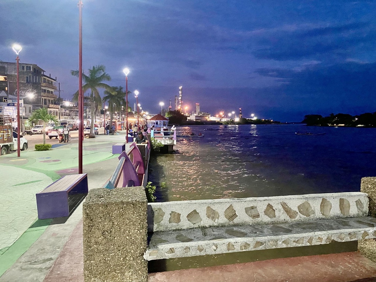 Conagua supervisa niveles del río Coatzacoalcos