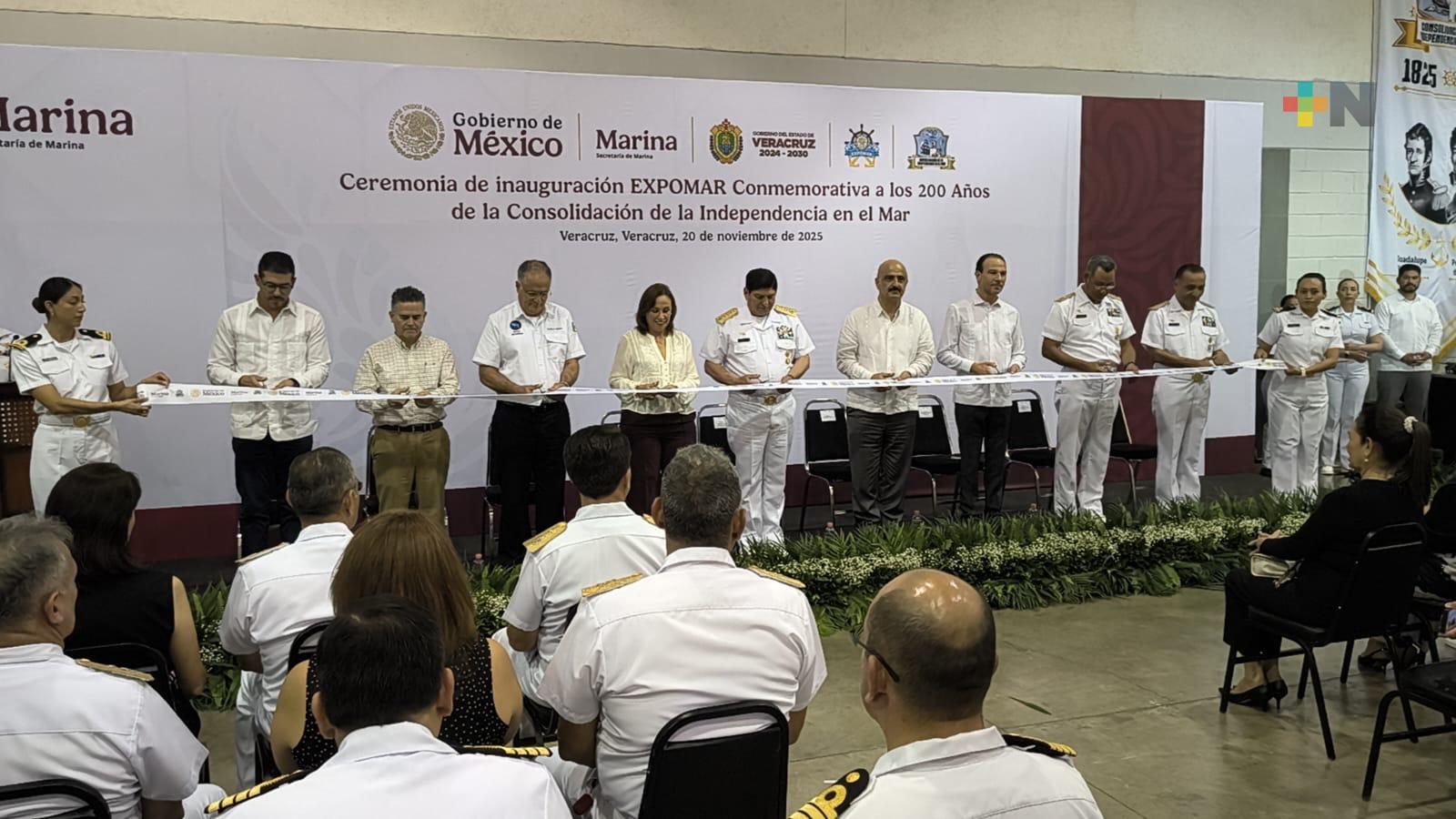 Inaugura Rocío Nahle Expomar y reconoce labor de la Marina