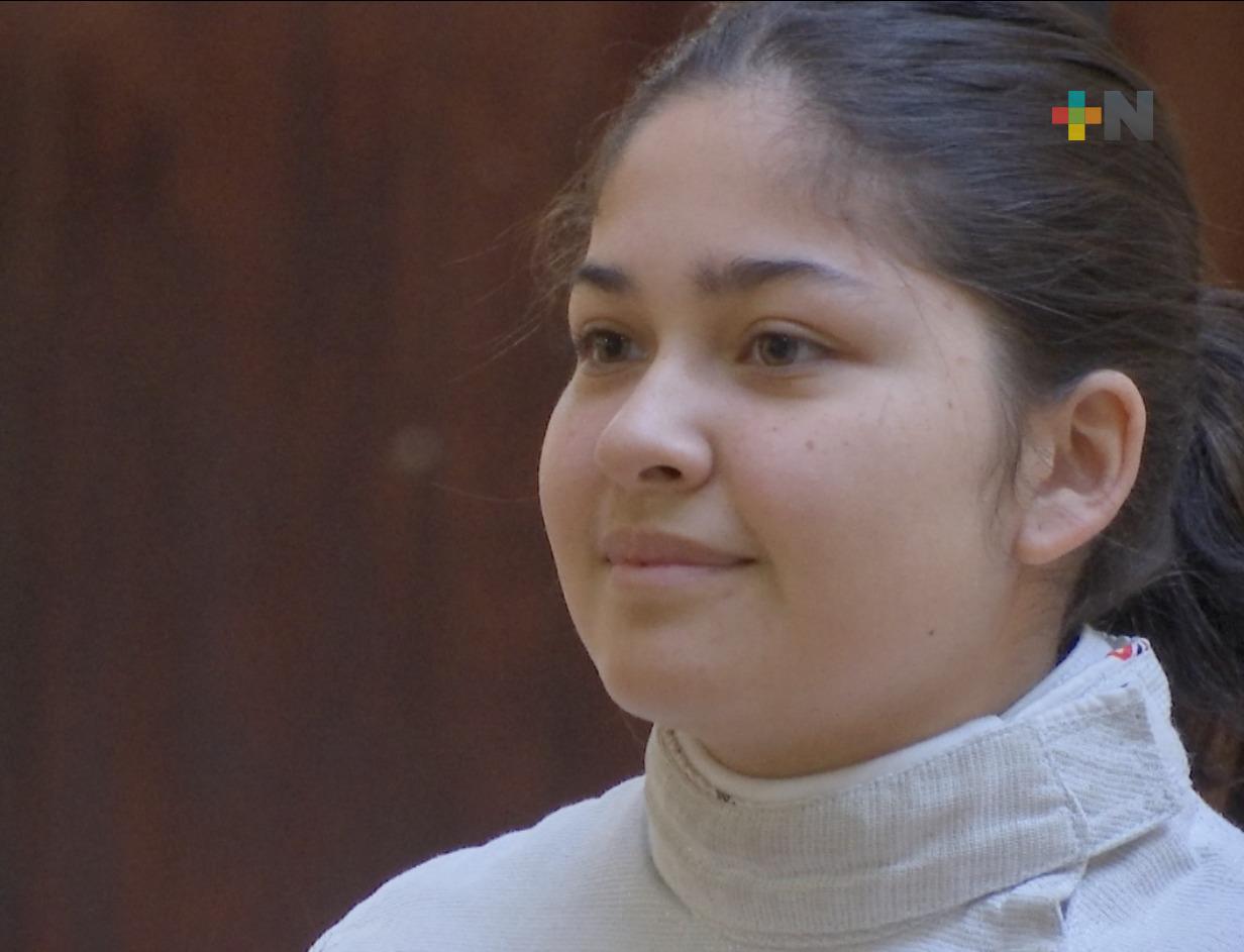 Andrea Álvarez comprometida con la esgrima