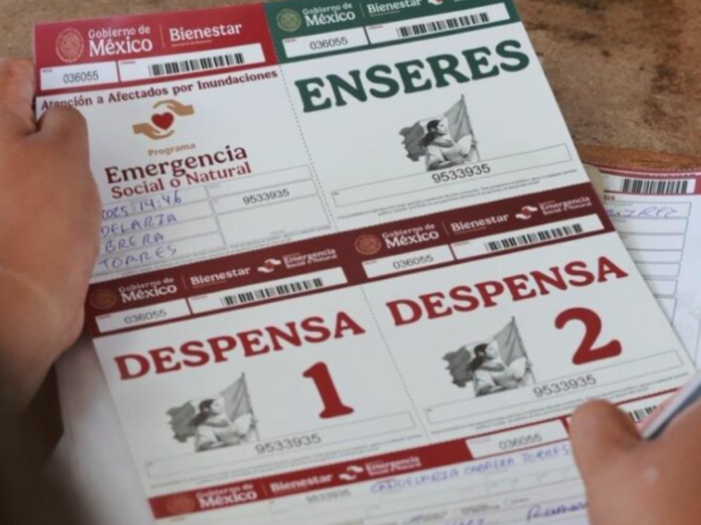 Anuncian segundo apoyo económico a damnificados