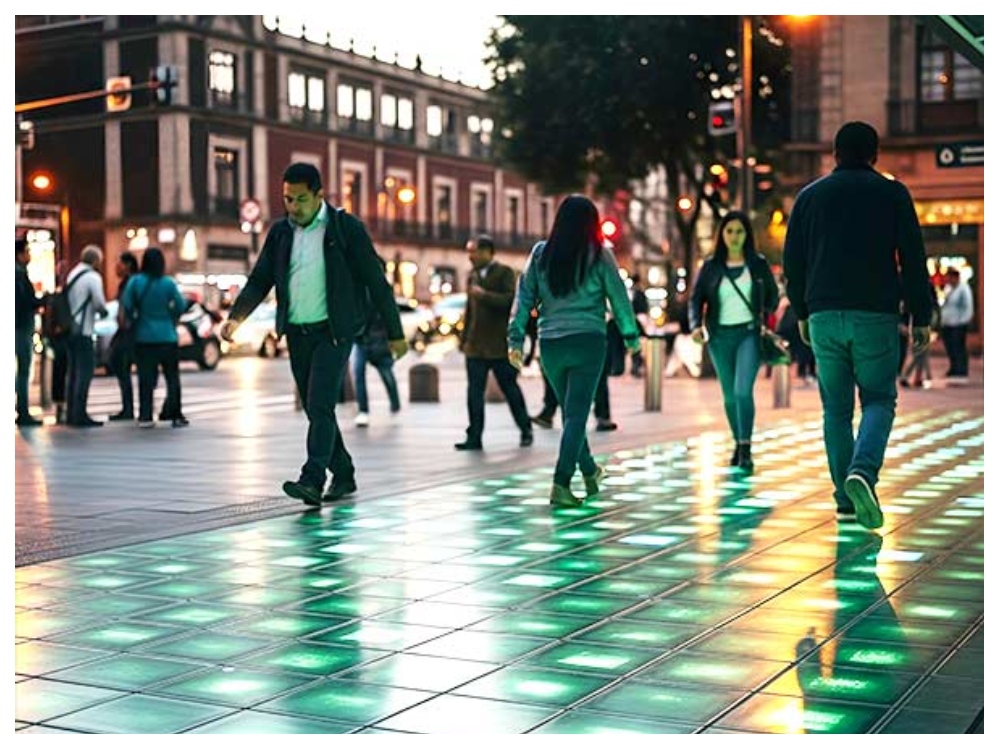 Convierten pisadas en energía para el Metro; las baldosas del futuro