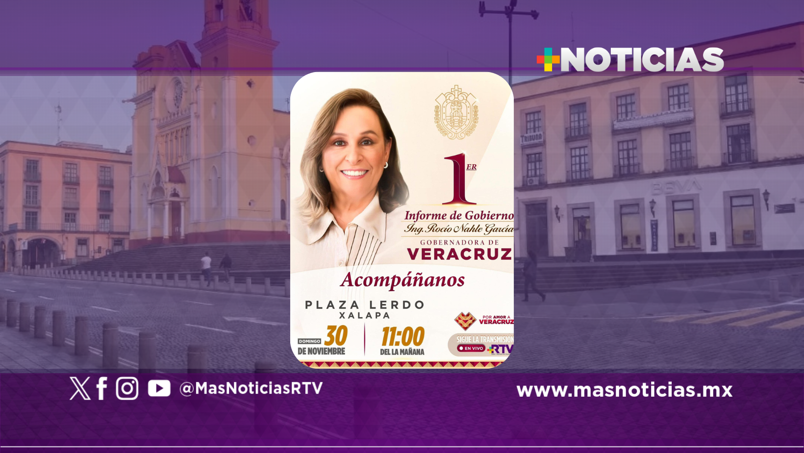 Veracruz tendrá un informe de cara al pueblo este 30 de noviembre: Gobernadora