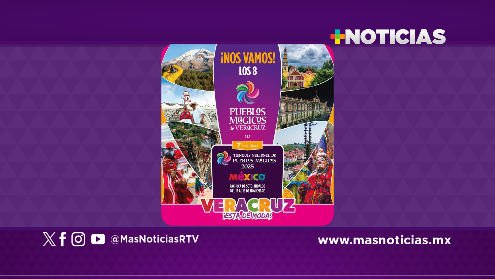 Veracruz está presente en el Tianguis de Pueblos Mágicos en Hidalgo