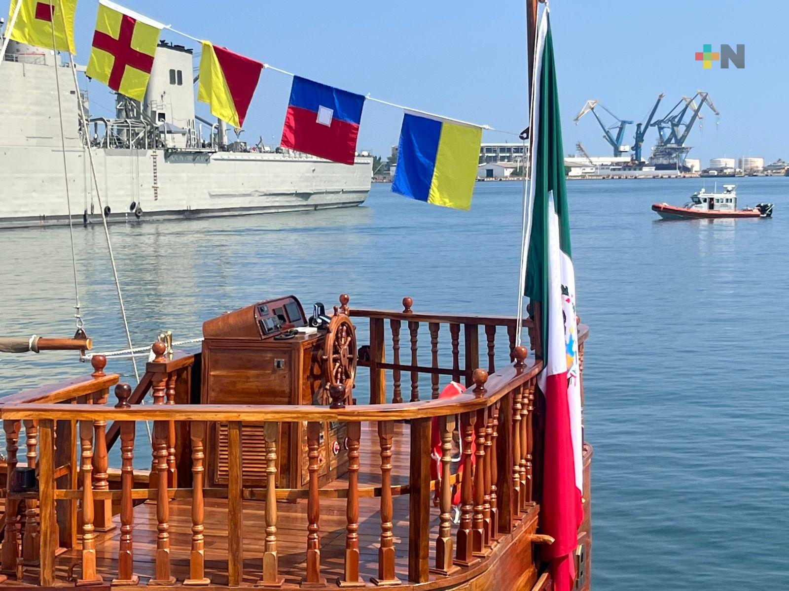 Goleta Iguala trasportará a Claudia Sheinbaum