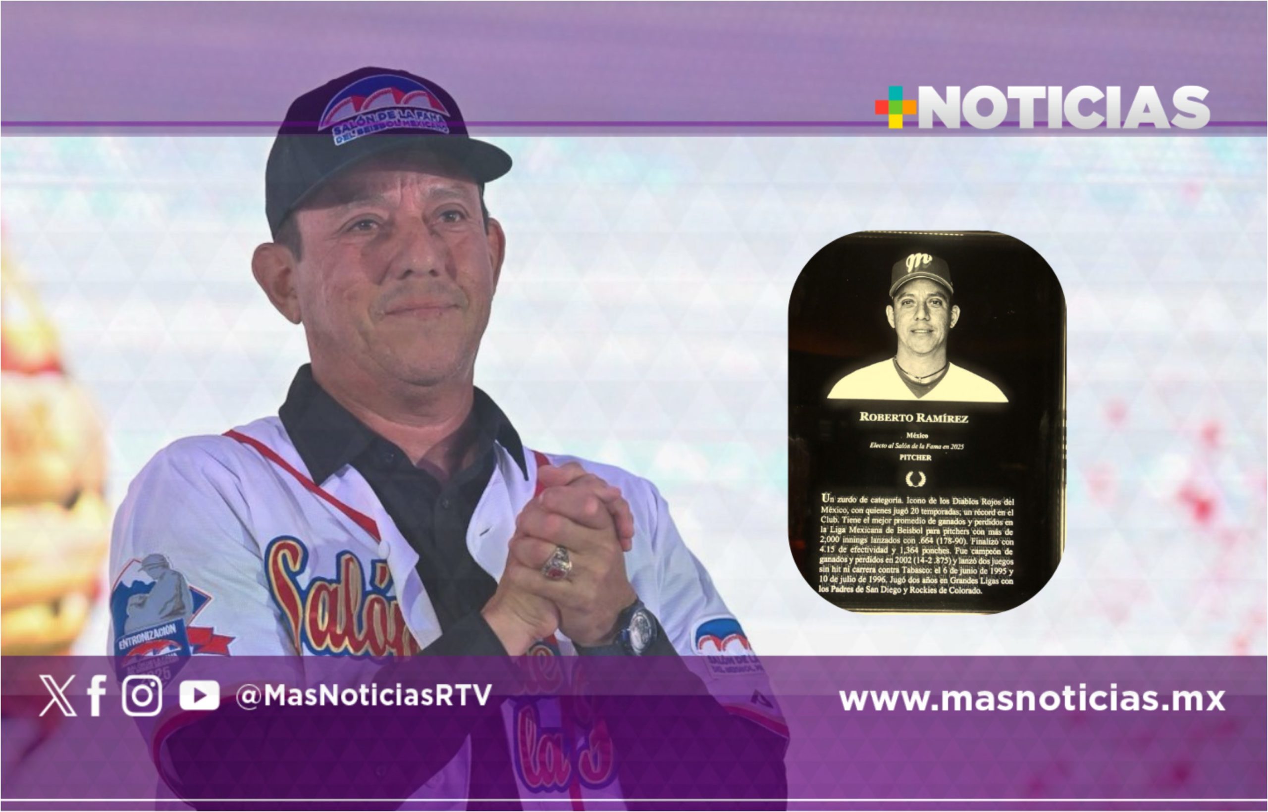 «Metralleta» Ramírez entronizado al Salón de la Fama 2025