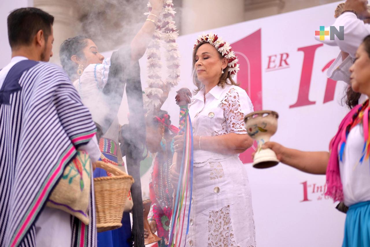 Arropada por los veracruzanos, Rocío Nahle da su Primer Informe de Gobierno