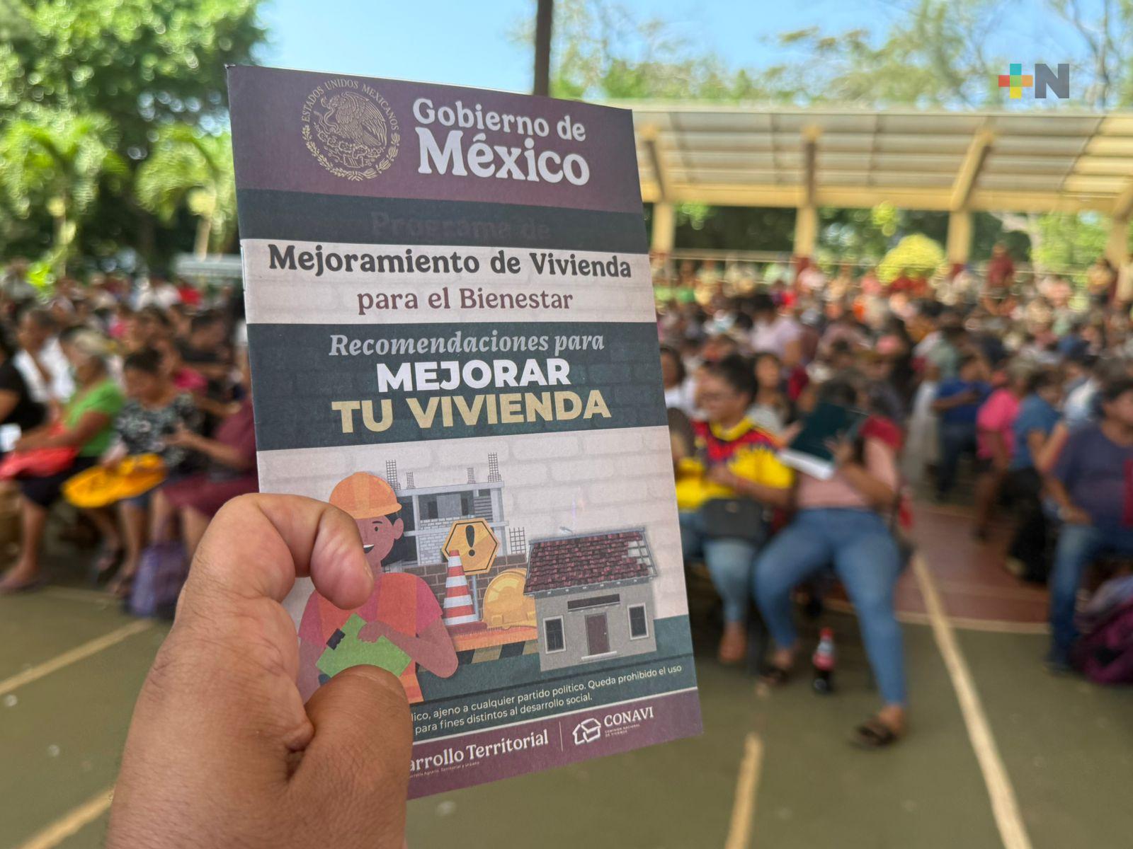 Ciudadanos utilizarán recursos de programa para dar mantenimiento a sus casas