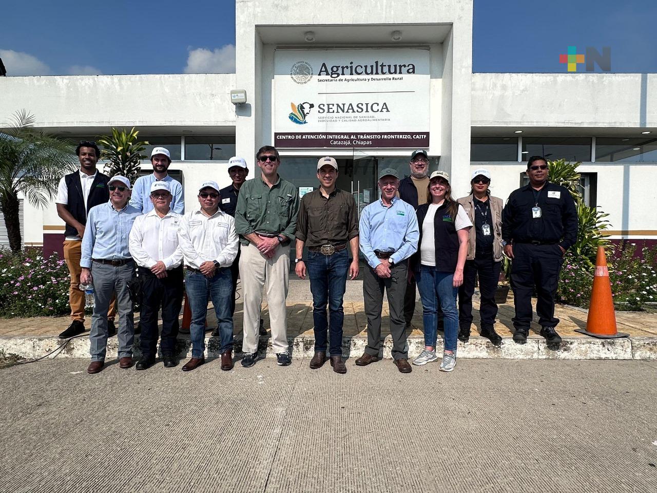 Personal de APHIS y Senasica visitan región sur-sureste
