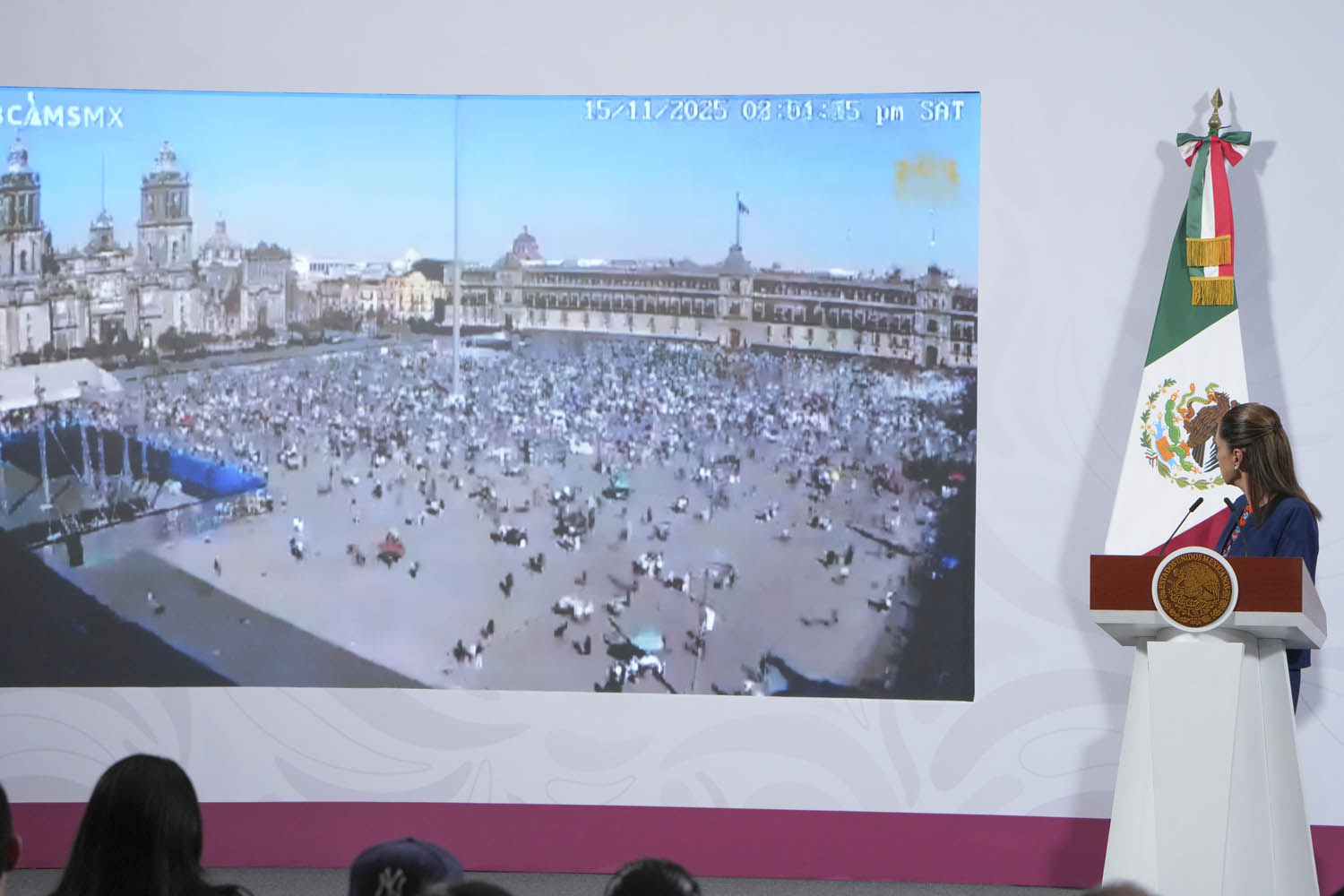 Sheinbaum niega represión en marcha de la Generación Z