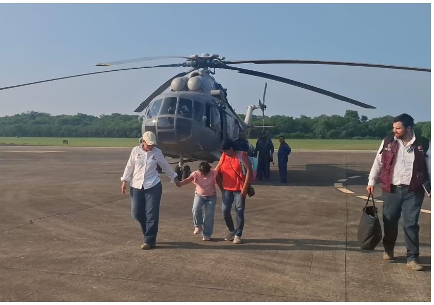 Aeropuerto El Tajín, base del operativo que salvó vidas en el norte de Veracruz