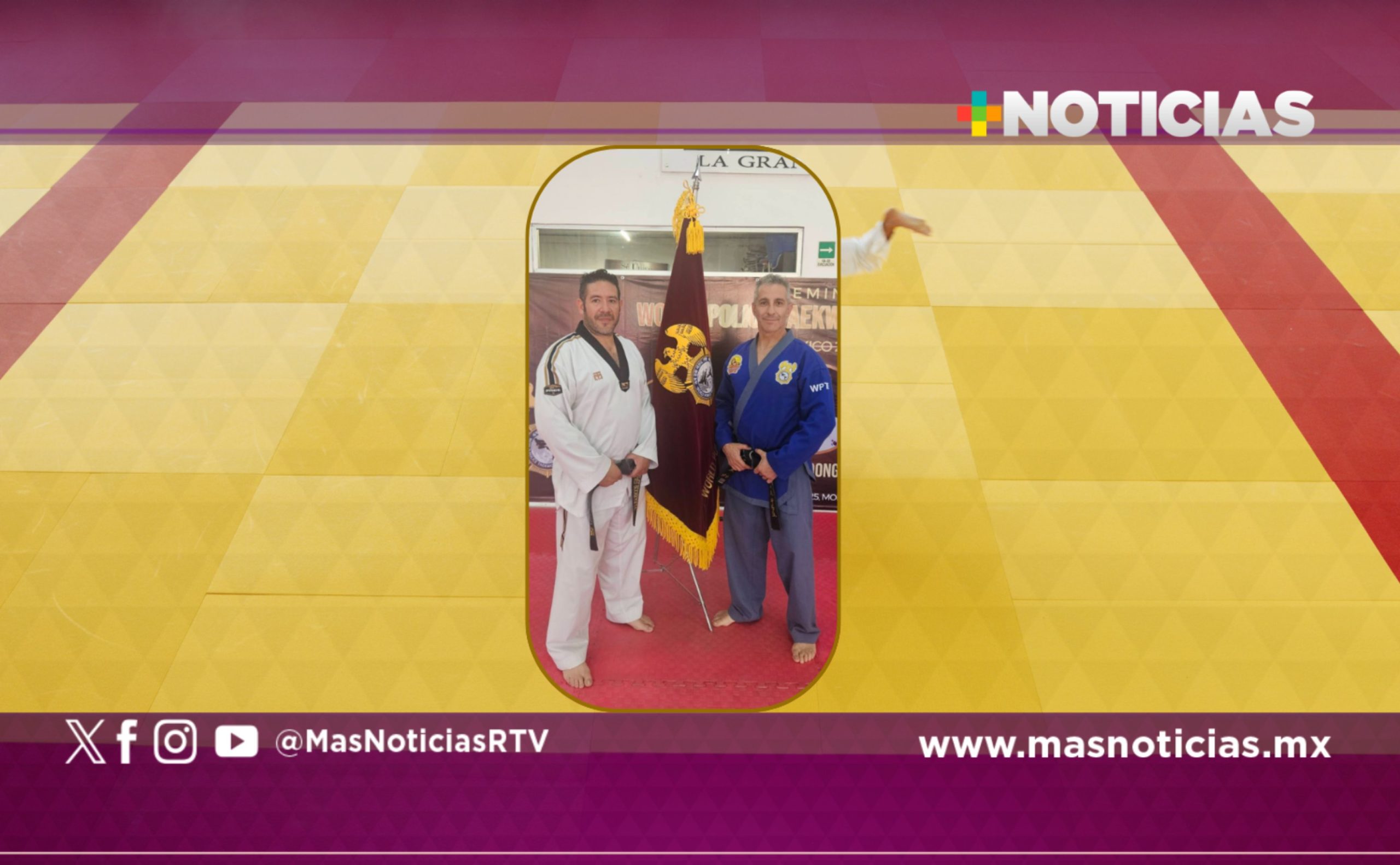 Certifica la WPTF a entrenador xalapeño de taekwondo