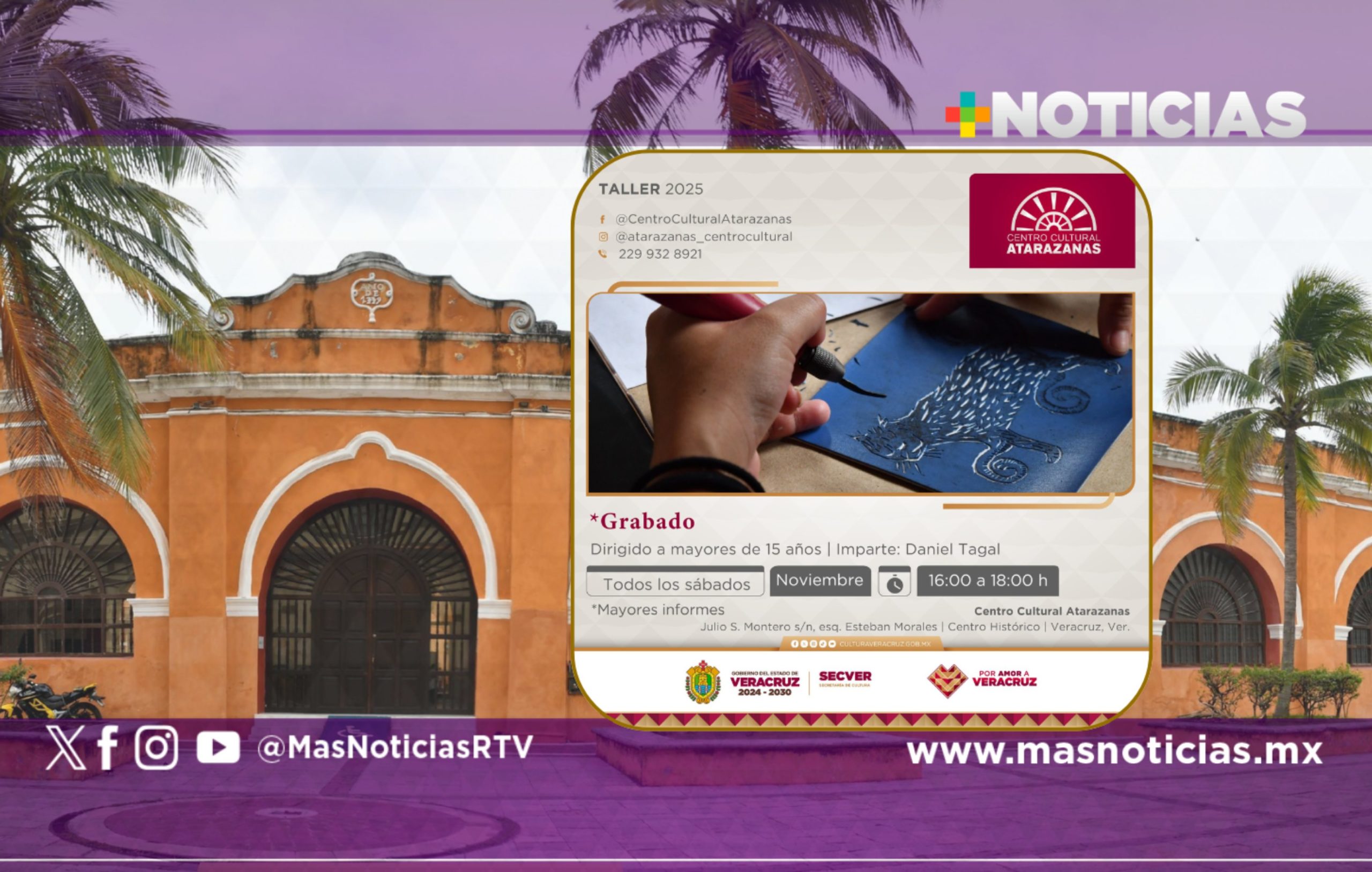 El grabado, técnica que sigue dejando huella en Veracruz con talleres comunitarios