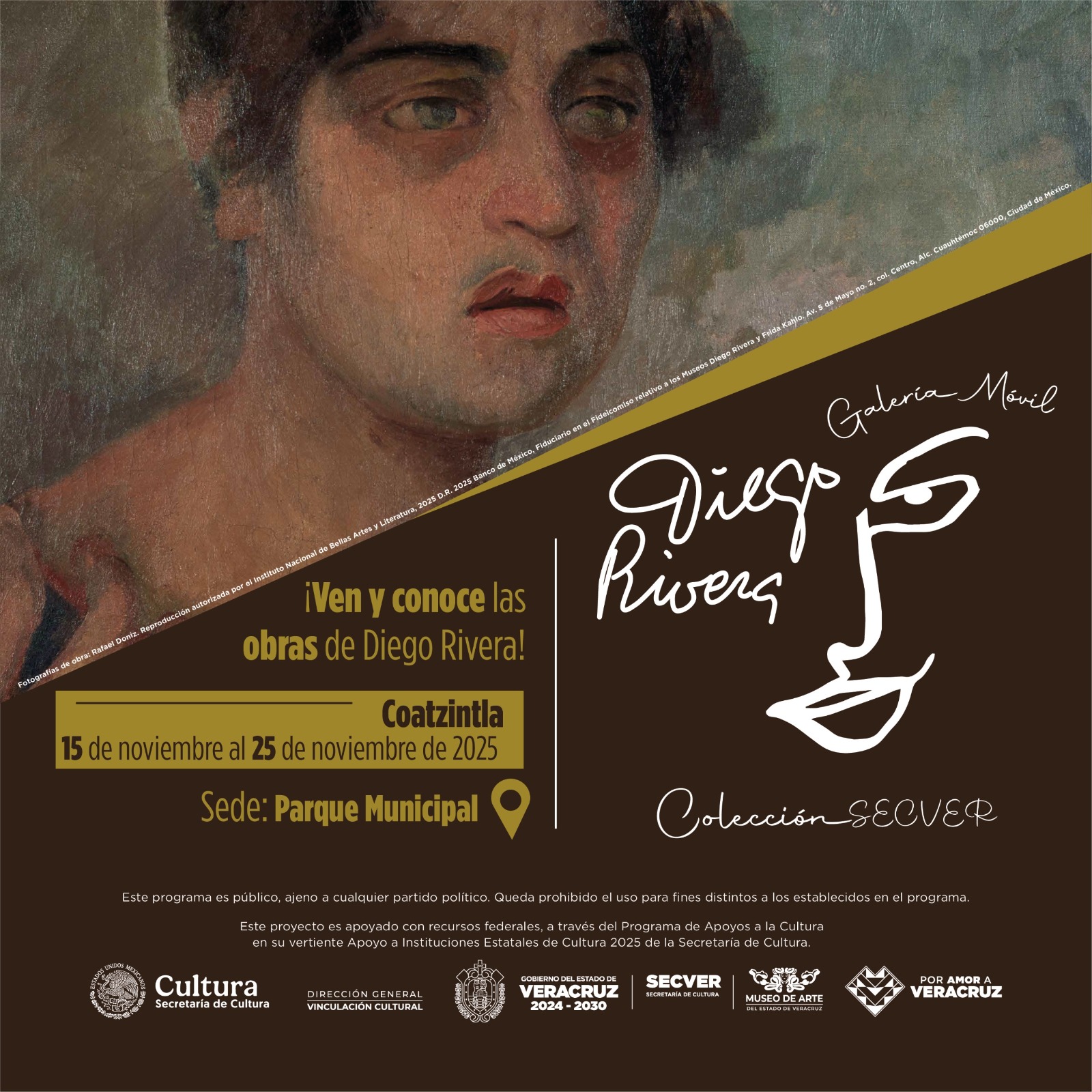 Disfruta de la Galería Móvil 2025: Diego Rivera en Coatzintla