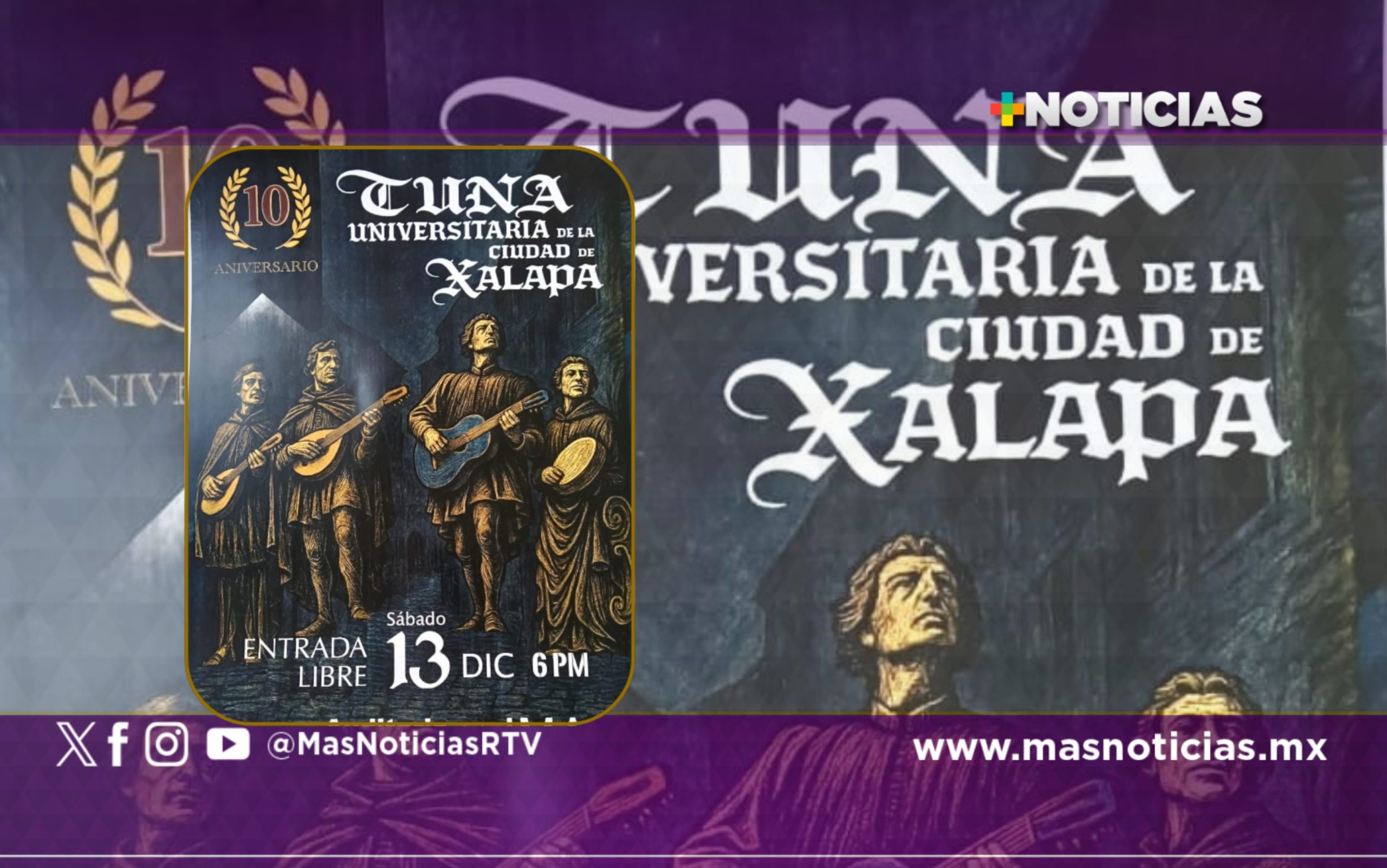 Tuna Universitaria celebrará décimo aniversario