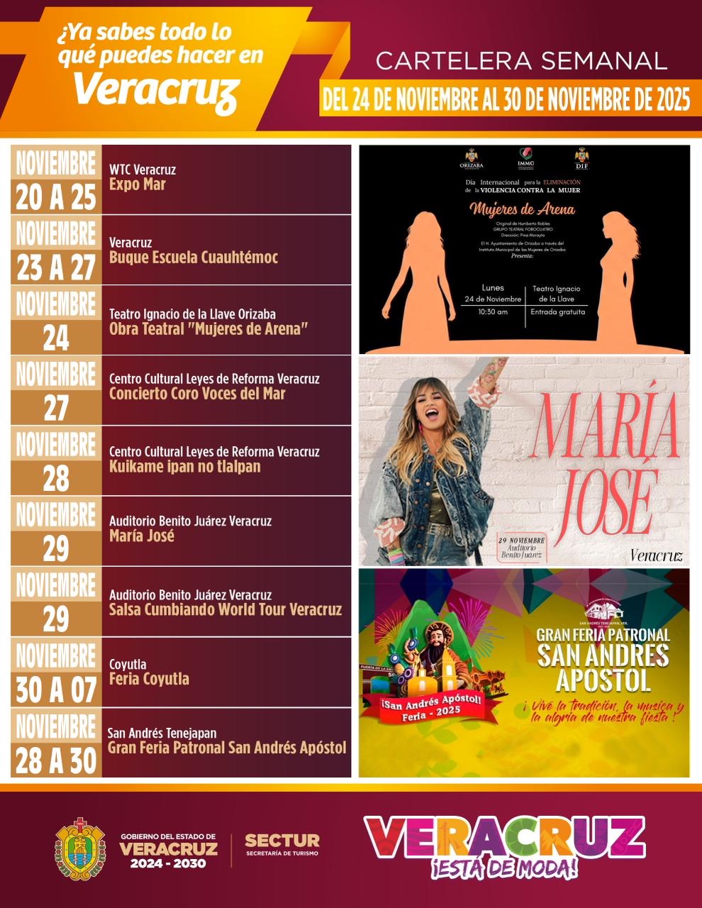 Veracruz está de moda con arte, música, teatro y ferias que fortalecen el turismo cultural