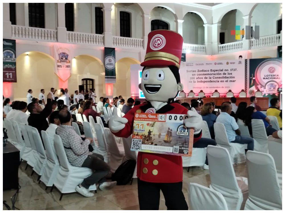 Todo listo para el sorteo conmemorativo de la Consolidación de la Independencia en la Mar