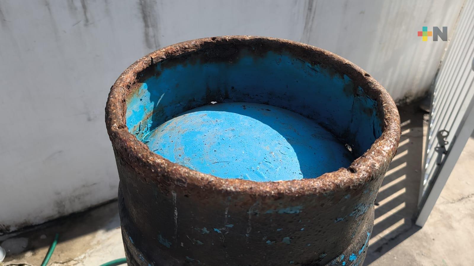 Explota tanque de gas en mal estado en colonia Flores Magón de Veracruz puerto