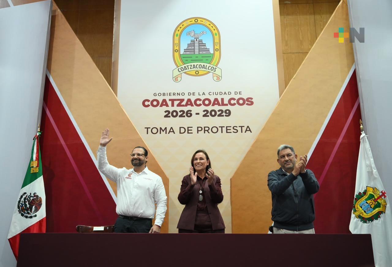 Pedro Miguel Rosaldo rinde protesta como alcalde de Coatzacoalcos
