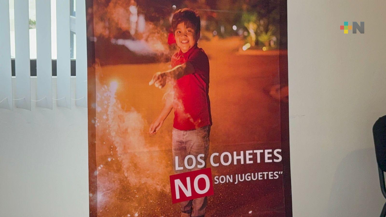 Alertan sobre incremento de quemaduras y piden evitar pirotecnia en menores