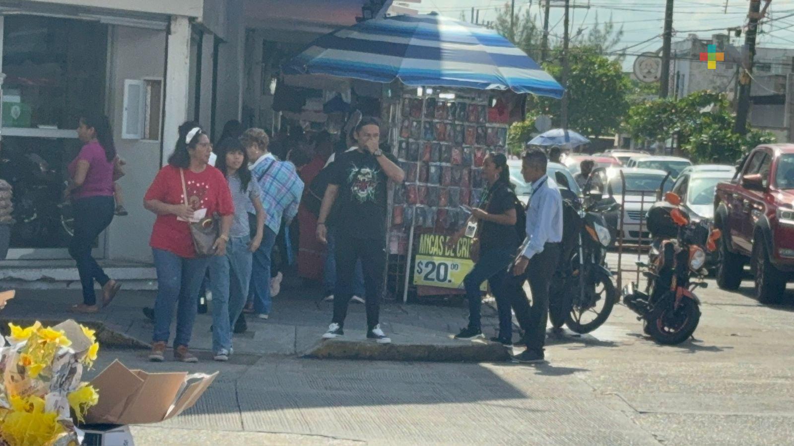 Aumenta movilidad comercial en el centro de Coatzacoalcos