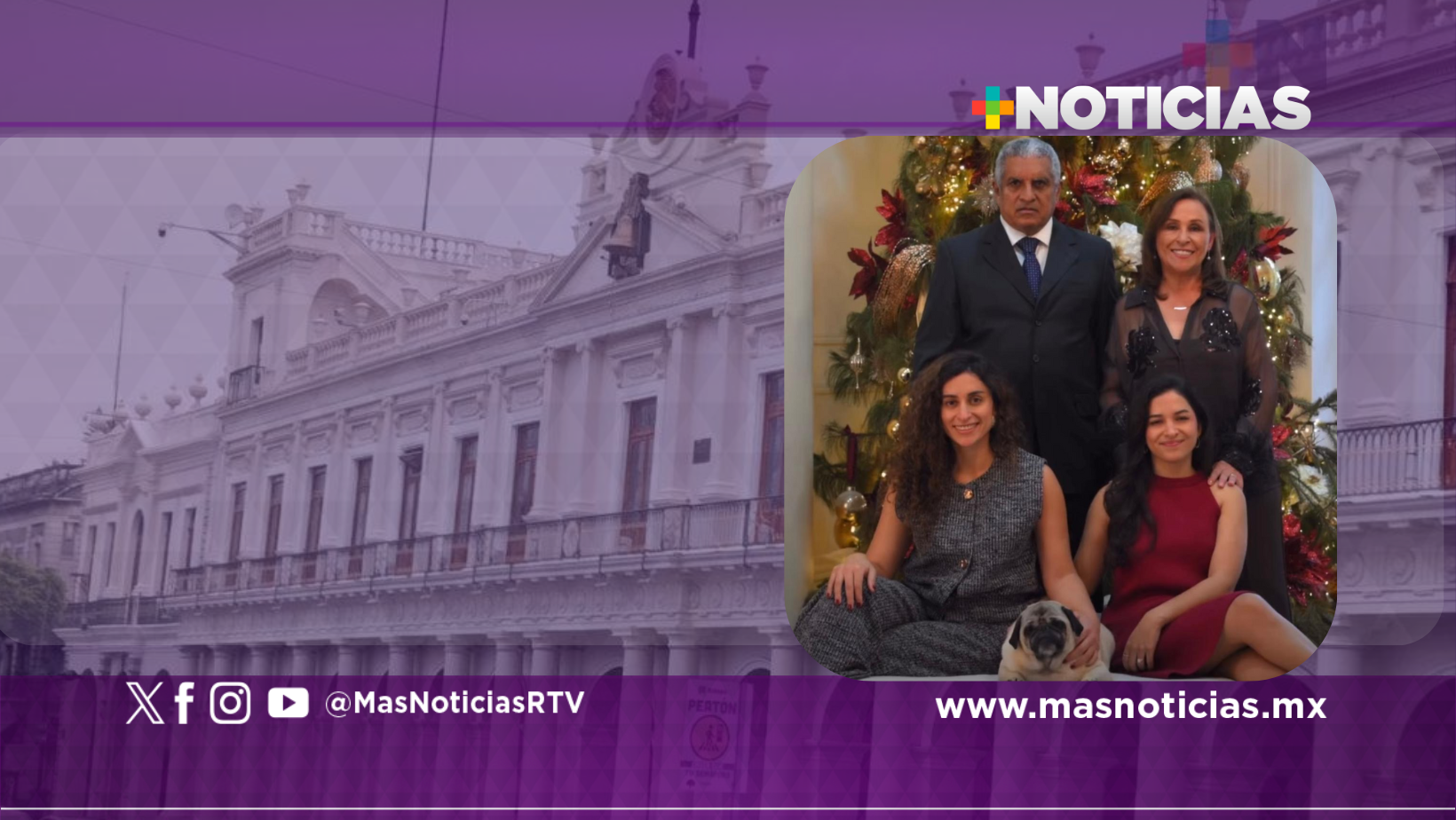 Gobernadora desea felices fiestas a familias de Veracruz