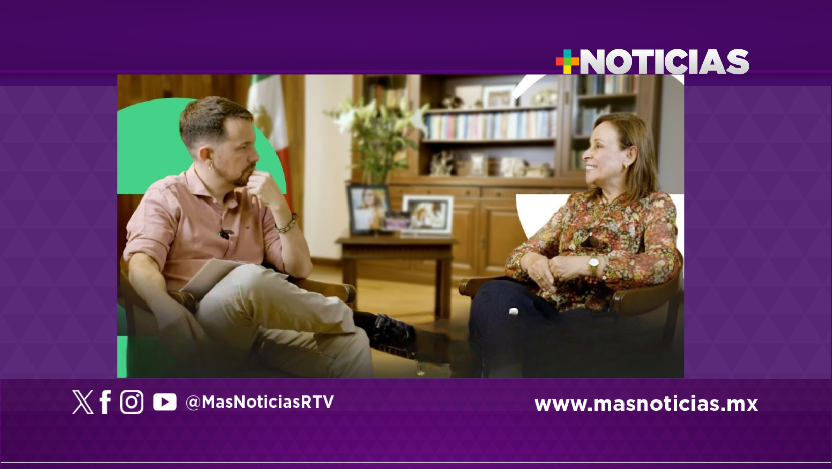 Rocío Nahle destaca soberanía energética y papel estratégico de Veracruz en entrevista con Pablo Iglesias