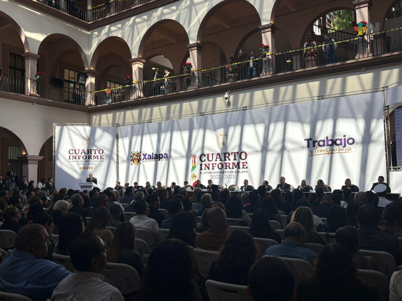 Este miércoles se realizó el cuarto y último informe de gobierno de Xalapa