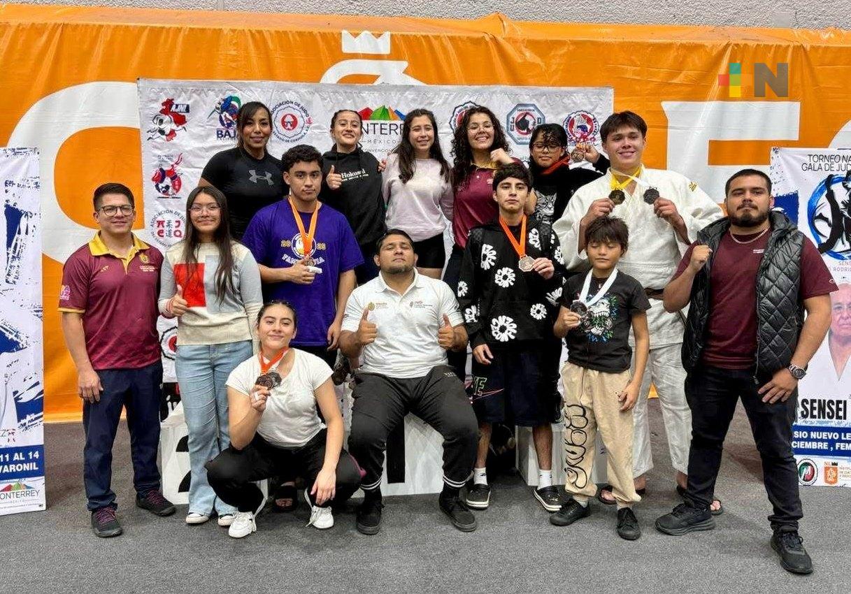 Judocas de Coatzacoalcos consiguen 9 medallas en “Gala del Judo Mexicano”