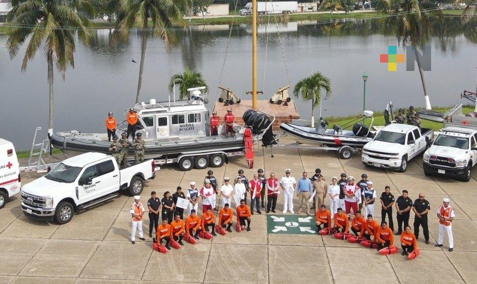 Marina inicia operativo invernal para salvaguardar a vacacionistas