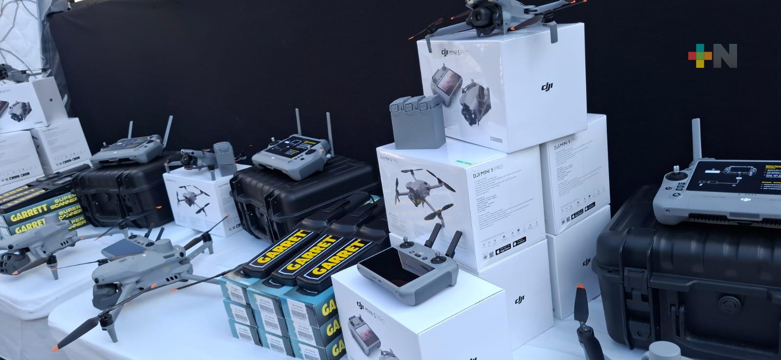 Elementos de SSP reciben equipo para fortalecer seguridad