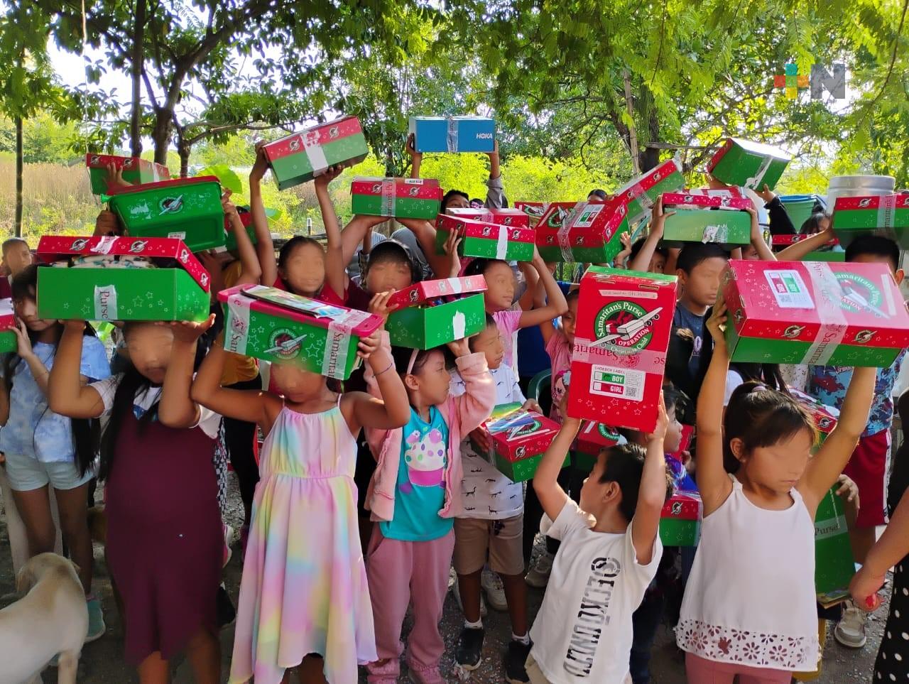 Operación Niños de la Navidad inicia con entrega de cajitas de regalos el 25 de diciembre