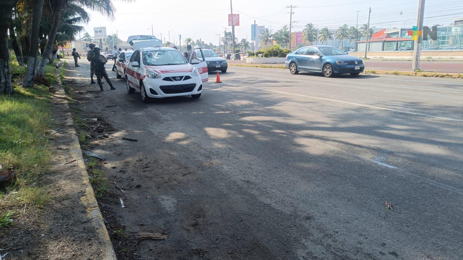 Implementan operativo para detectar servicio irregular de taxis en Coatzacoalcos