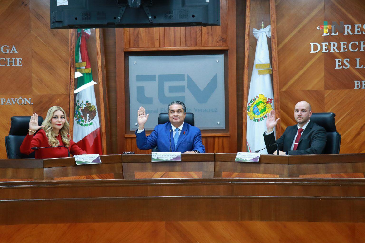 Pleno del TEV amplía plazo dentro del proceso de constitución de partidos políticos locales