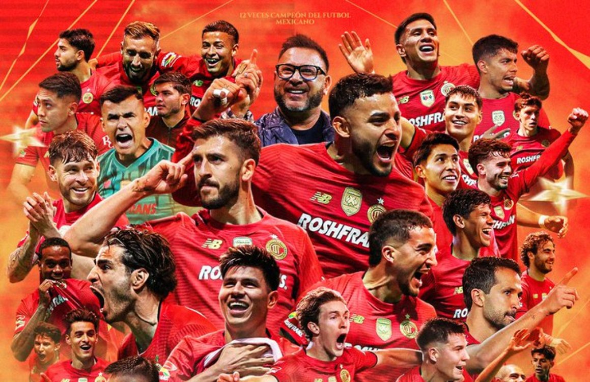 ¡Toluca se corona bicampeón del fútbol mexicano!