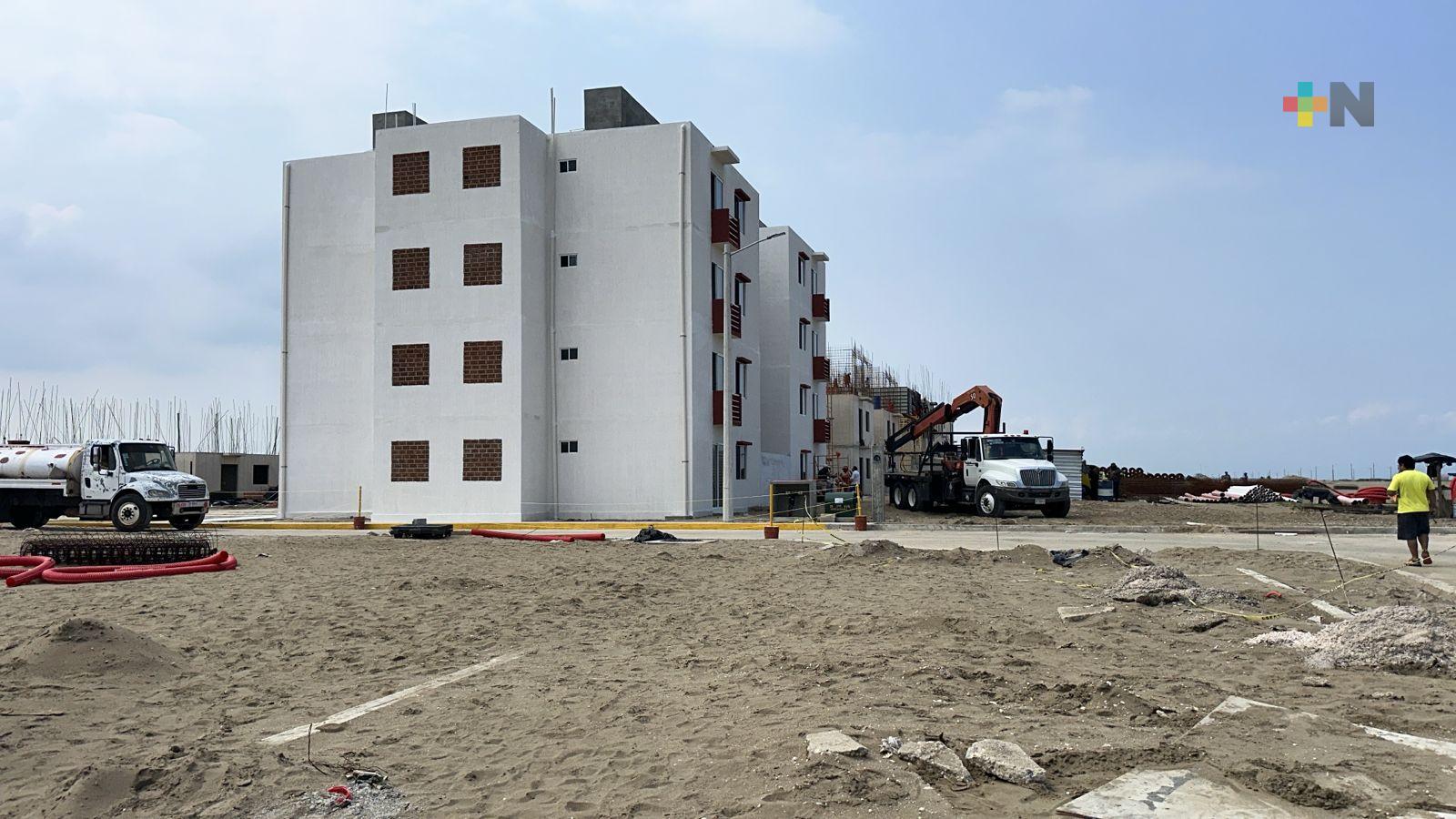 En Coatza avanza proyecto de vivienda «Veleros»