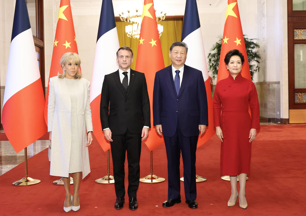 Xi y Macron concluyen reunión; acuerdan ampliar cooperación bilateral